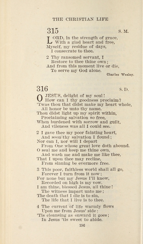 Free Methodist Hymnal page 198