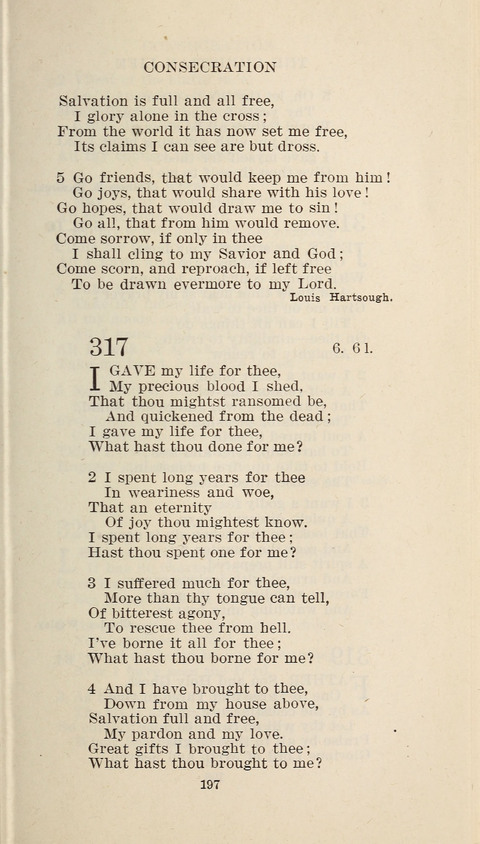 Free Methodist Hymnal page 199