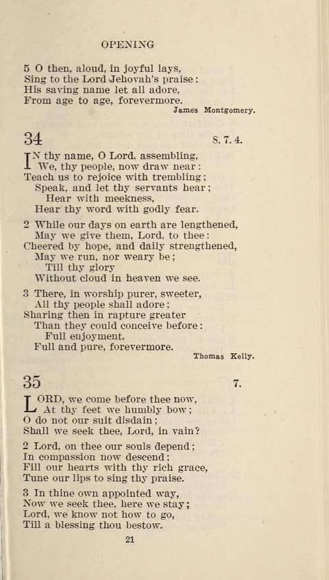 Free Methodist Hymnal page 21