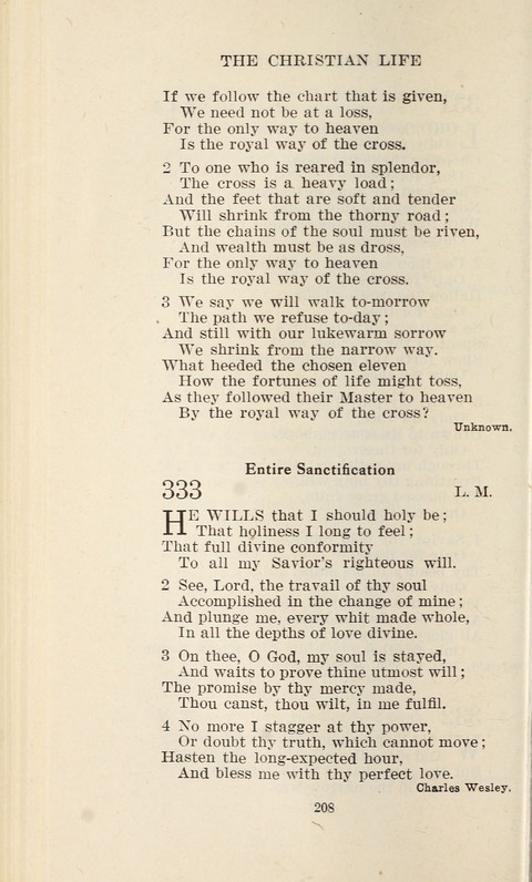 Free Methodist Hymnal page 210