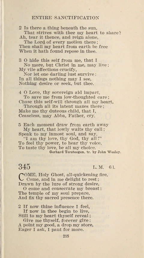 Free Methodist Hymnal page 217