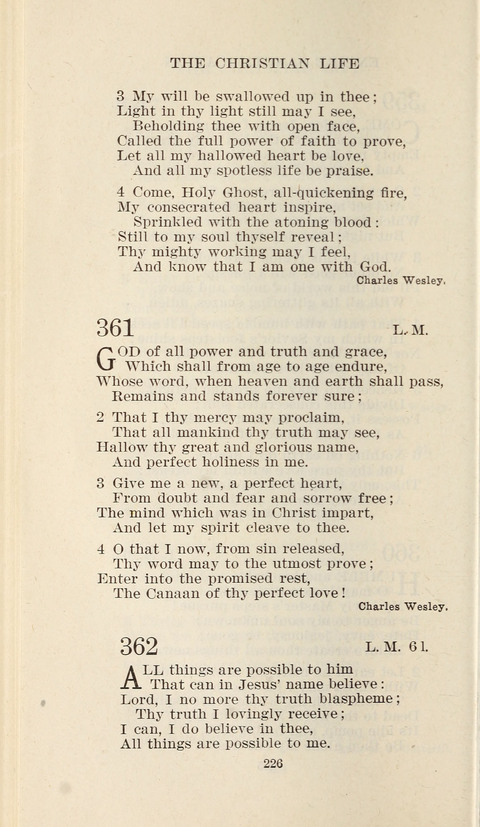 Free Methodist Hymnal page 228