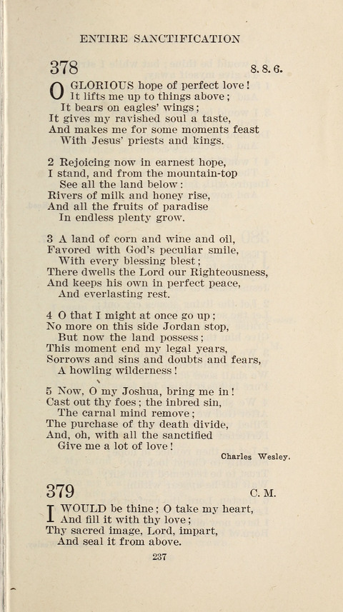 Free Methodist Hymnal page 239