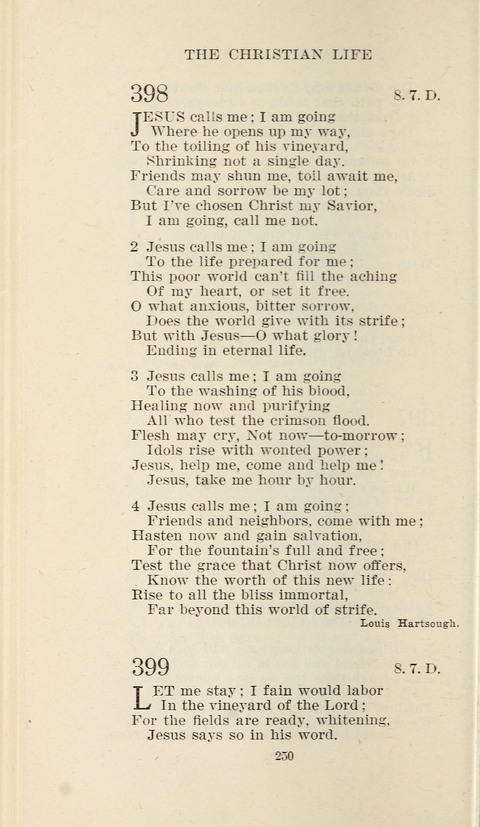 Free Methodist Hymnal page 252