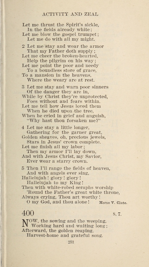 Free Methodist Hymnal page 253