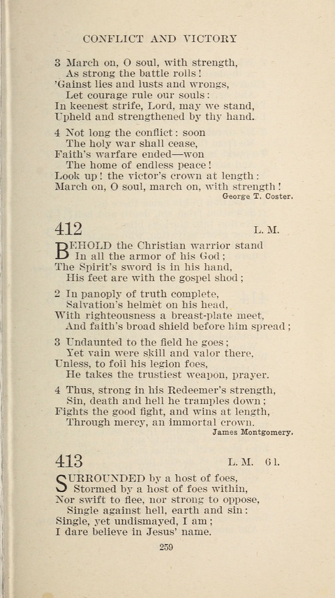 Free Methodist Hymnal page 261