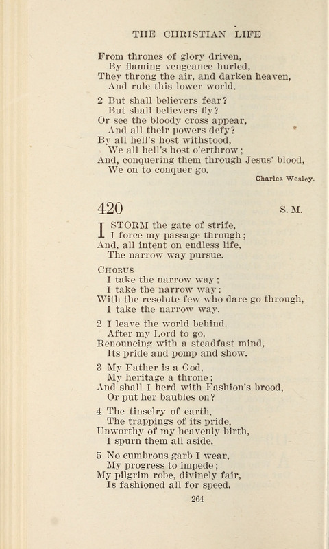 Free Methodist Hymnal page 266