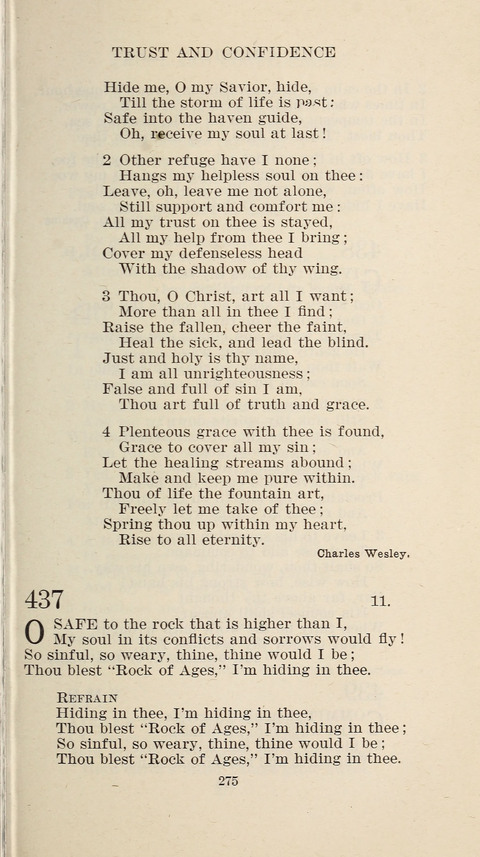 Free Methodist Hymnal page 277