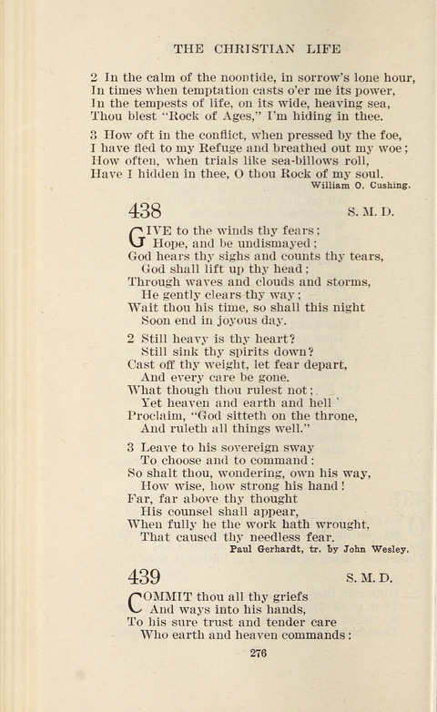 Free Methodist Hymnal page 278