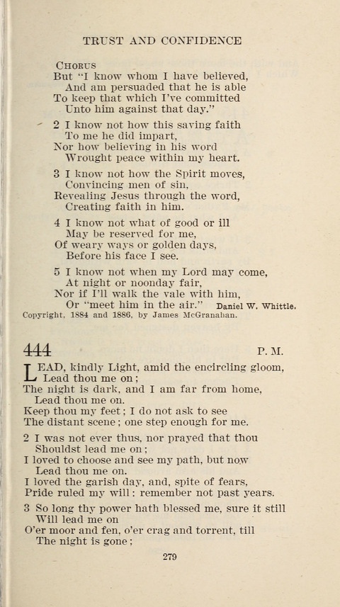 Free Methodist Hymnal page 281