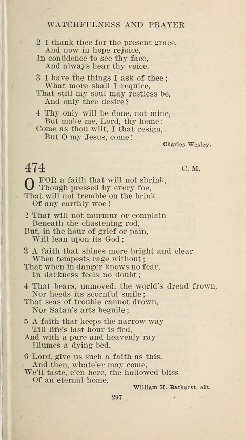 Free Methodist Hymnal page 299