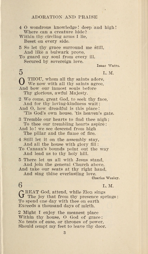 Free Methodist Hymnal page 3