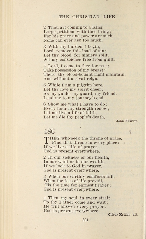 Free Methodist Hymnal page 306