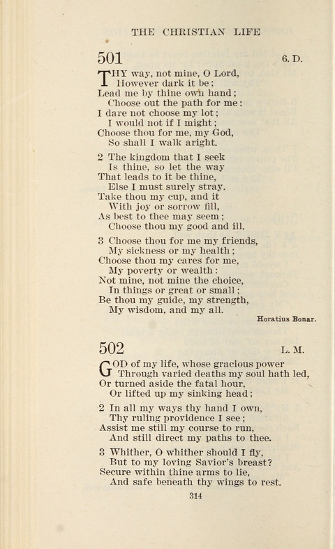 Free Methodist Hymnal page 316