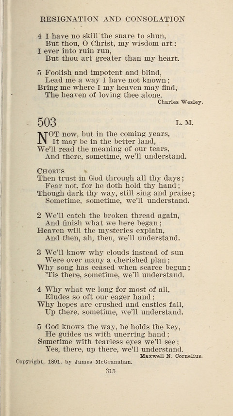 Free Methodist Hymnal page 317