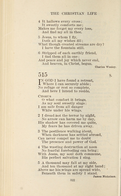 Free Methodist Hymnal page 324