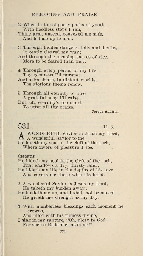 Free Methodist Hymnal page 333