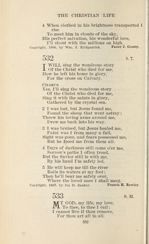 Free Methodist Hymnal page 334