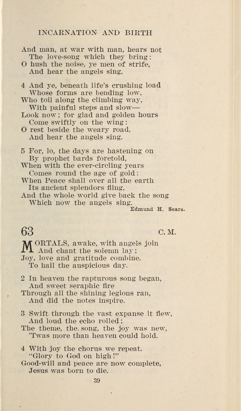 Free Methodist Hymnal page 39