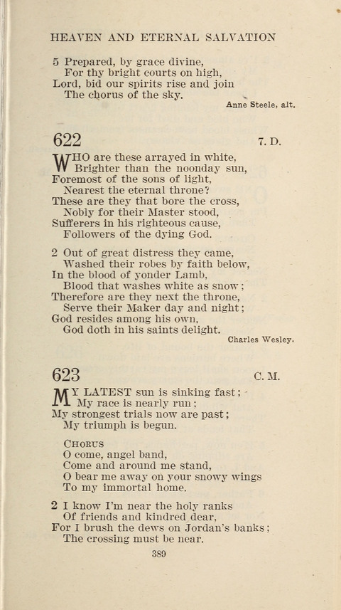 Free Methodist Hymnal page 391