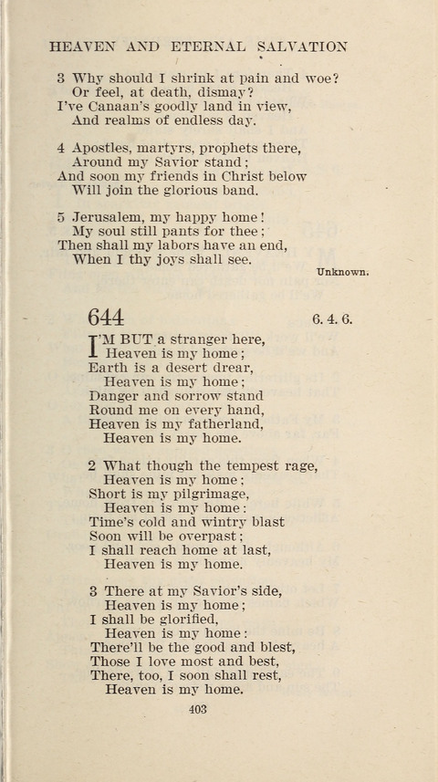 Free Methodist Hymnal page 405