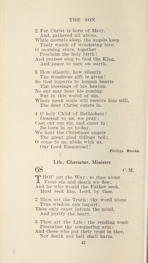 Free Methodist Hymnal page 42