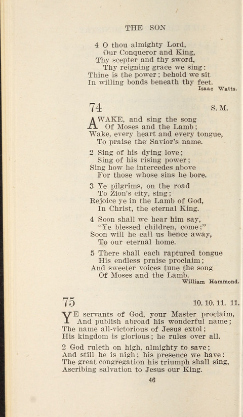 Free Methodist Hymnal page 46