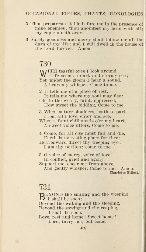 Free Methodist Hymnal page 460