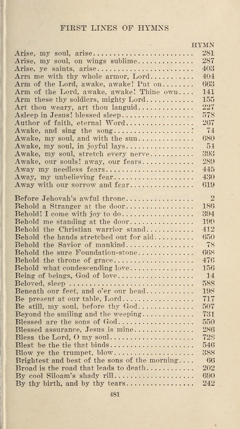 Free Methodist Hymnal page 483