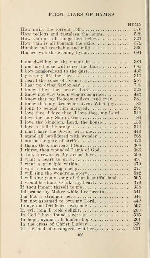 Free Methodist Hymnal page 488