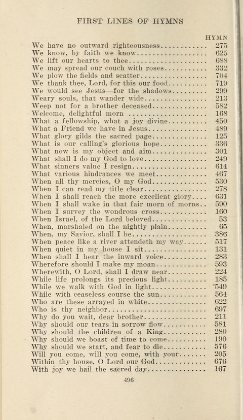 Free Methodist Hymnal page 498