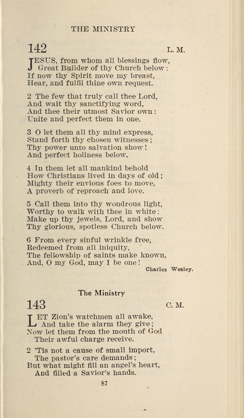 Free Methodist Hymnal page 87