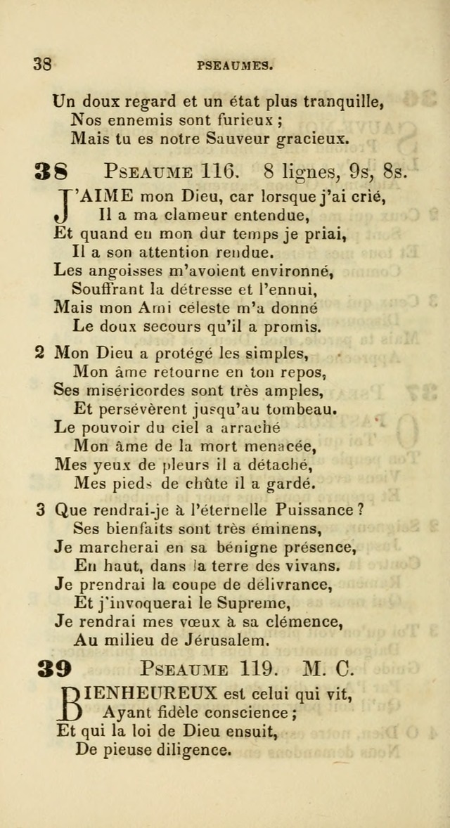 French Psalms, Hymns and Spiritual Songs: with a pure prose pronunciation, in accordance with the usage of the cognate languages... page 41