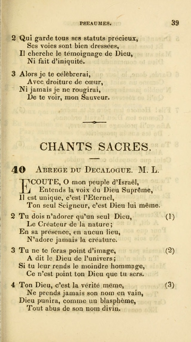 French Psalms, Hymns and Spiritual Songs: with a pure prose pronunciation, in accordance with the usage of the cognate languages... page 42