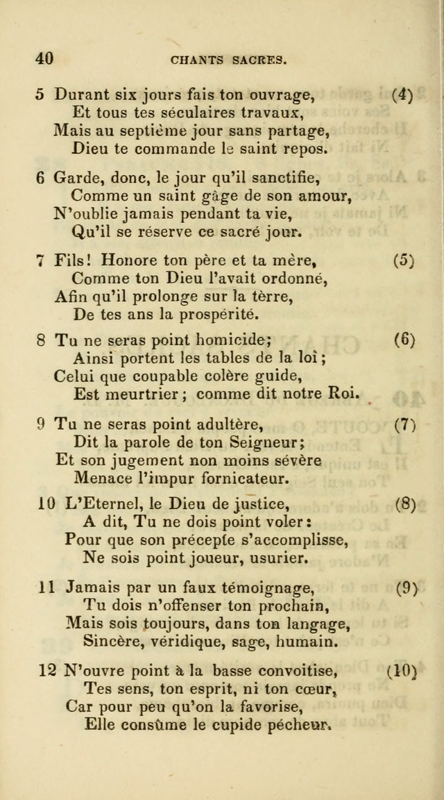 French Psalms, Hymns and Spiritual Songs: with a pure prose pronunciation, in accordance with the usage of the cognate languages... page 43