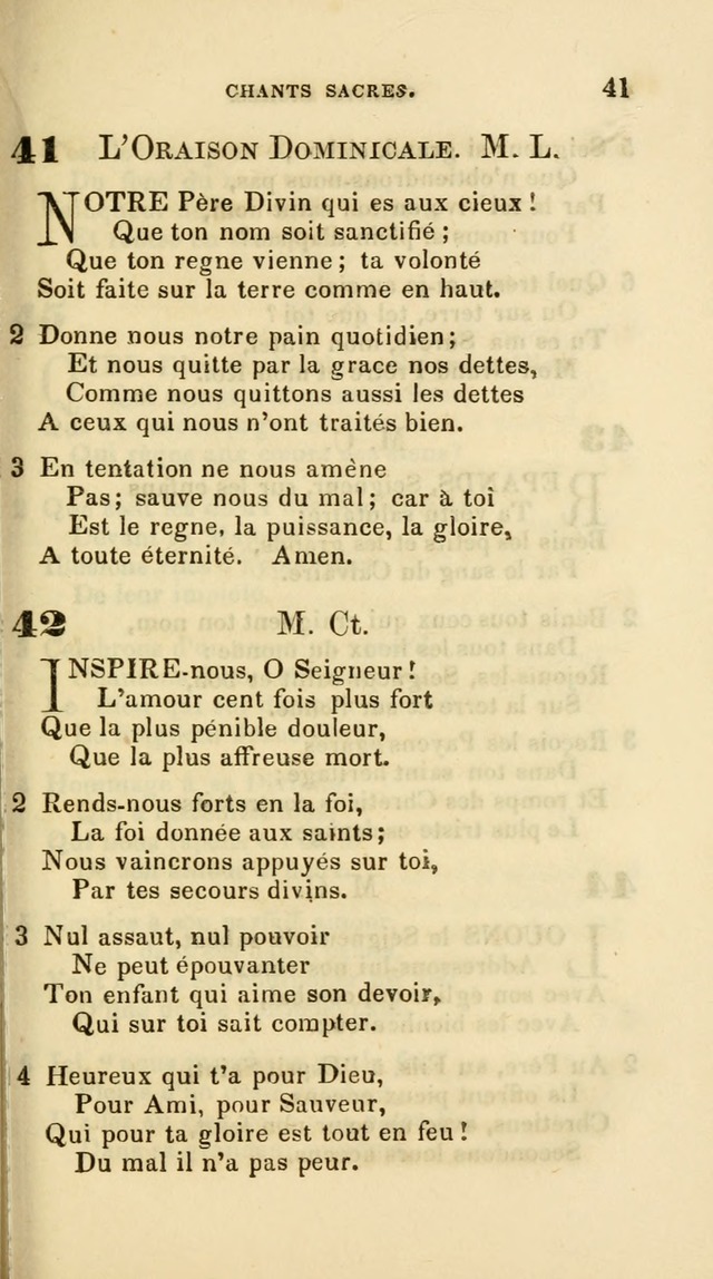 French Psalms, Hymns and Spiritual Songs: with a pure prose pronunciation, in accordance with the usage of the cognate languages... page 44