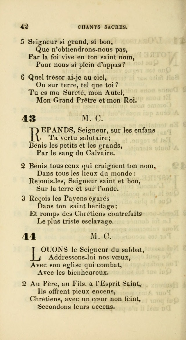 French Psalms, Hymns and Spiritual Songs: with a pure prose pronunciation, in accordance with the usage of the cognate languages... page 45