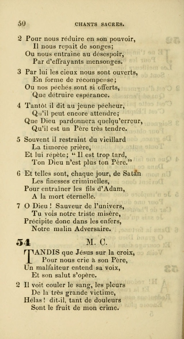 French Psalms, Hymns and Spiritual Songs: with a pure prose pronunciation, in accordance with the usage of the cognate languages... page 53