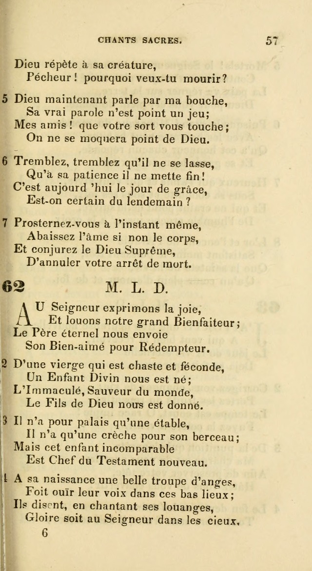 French Psalms, Hymns and Spiritual Songs: with a pure prose pronunciation, in accordance with the usage of the cognate languages... page 60