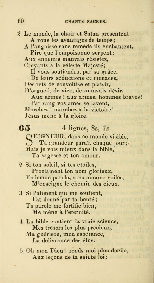 French Psalms, Hymns and Spiritual Songs: with a pure prose pronunciation, in accordance with the usage of the cognate languages... page 63