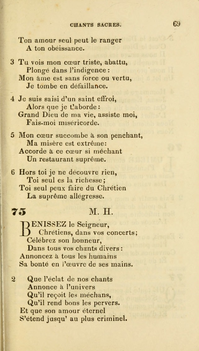 French Psalms, Hymns and Spiritual Songs: with a pure prose pronunciation, in accordance with the usage of the cognate languages... page 72