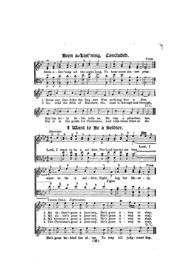 Folk Songs of the American Negro (No. 1) page 35