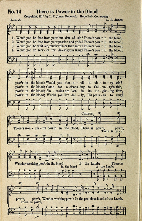 Favorite Songs and Hymns: a complete church hymnal page 12