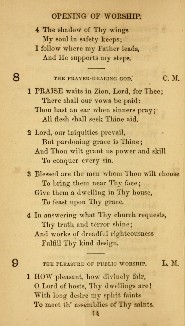 Fulton Street Hymn Book, for the use of union prayer meetings, Sabbath schools and families page 21