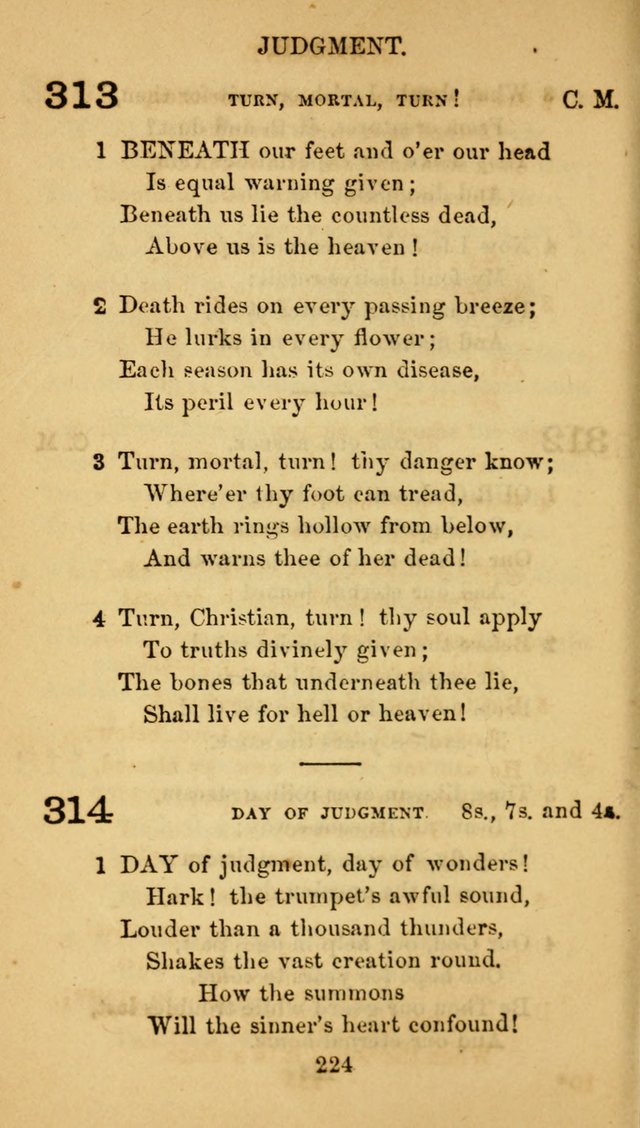 Fulton Street Hymn Book, for the use of union prayer meetings, Sabbath schools and families page 233