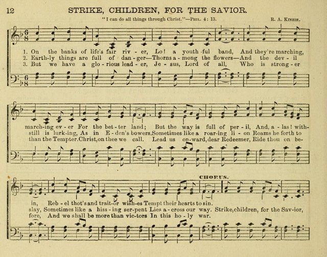 Fount of Blessing: a choice collection of sacred melodies, suitable for sunday schools, bible classes, prayer and praise meetings, gospel temperance meetings, and the home circles page 12