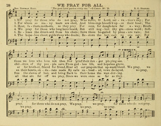 Fount of Blessing: a choice collection of sacred melodies, suitable for sunday schools, bible classes, prayer and praise meetings, gospel temperance meetings, and the home circles page 16