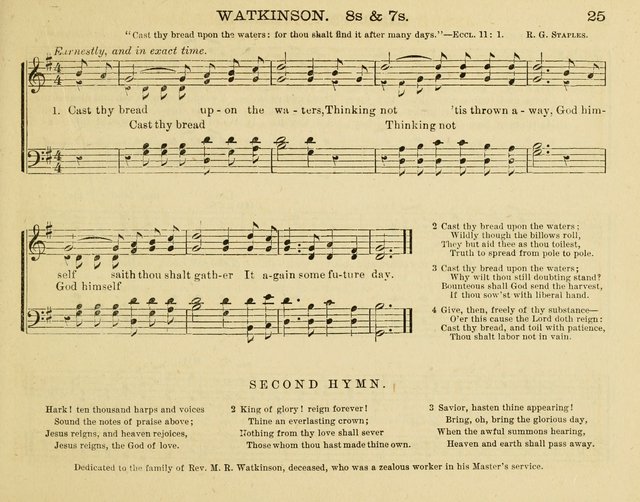 Fount of Blessing: a choice collection of sacred melodies, suitable for sunday schools, bible classes, prayer and praise meetings, gospel temperance meetings, and the home circles page 23