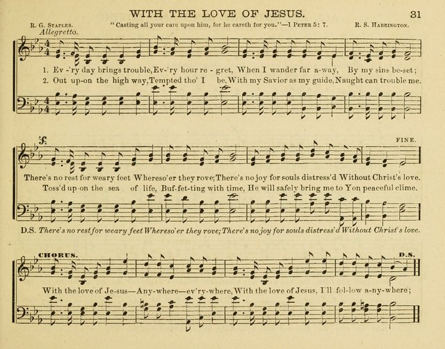 Fount of Blessing: a choice collection of sacred melodies, suitable for sunday schools, bible classes, prayer and praise meetings, gospel temperance meetings, and the home circles page 27