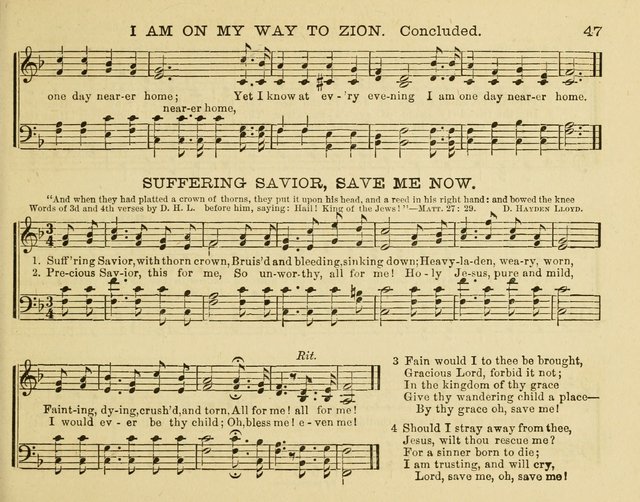 Fount of Blessing: a choice collection of sacred melodies, suitable for sunday schools, bible classes, prayer and praise meetings, gospel temperance meetings, and the home circles page 41